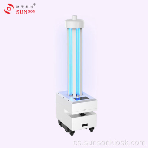 Antibakteriální UV lampový robot